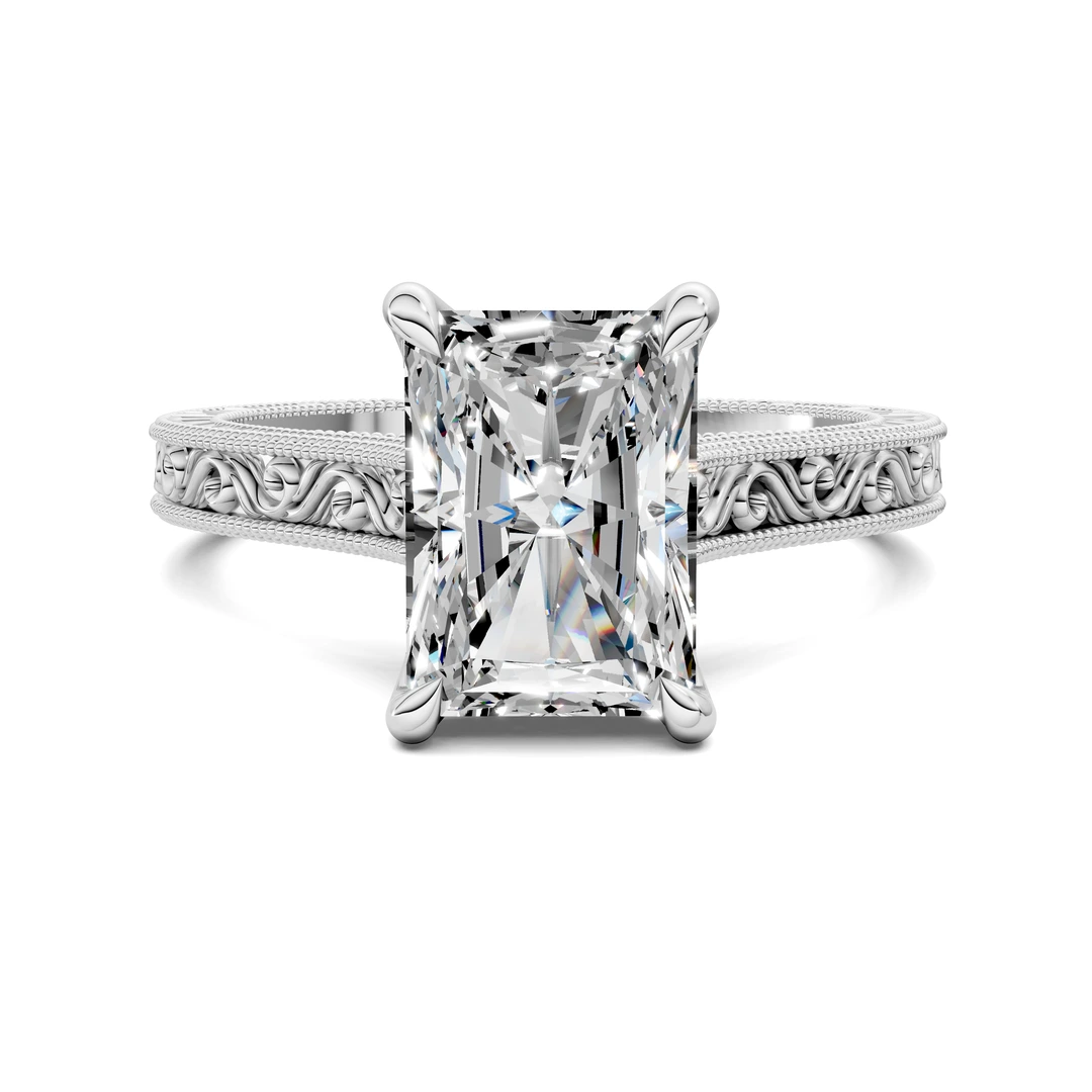 Lab Grown Vintage Vine Ring