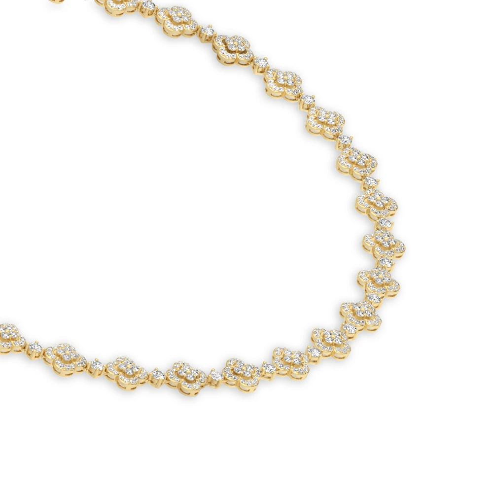 12 ct. tw. Clover Necklace