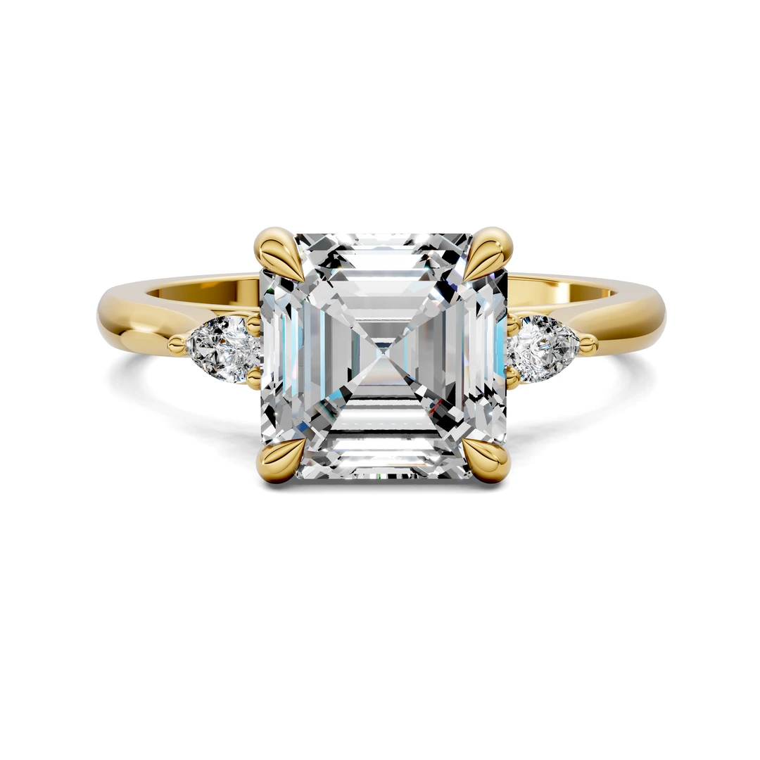 Lab Grown Three Stone Classic Ring
