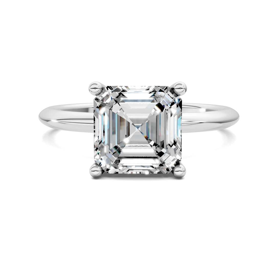 Lab Grown Two-Tone Solitaire Ring
