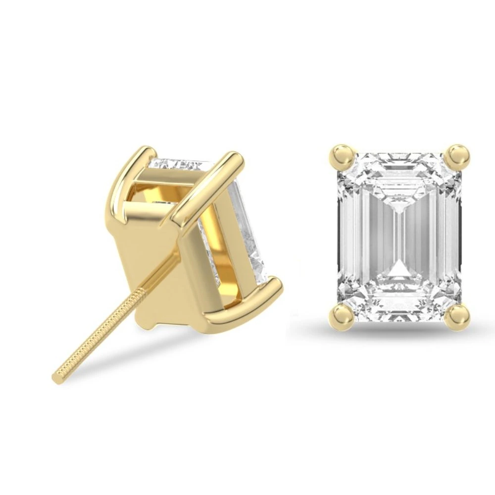 Premium Certified Emerald Studs