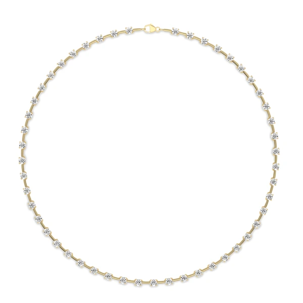 10 ct. tw. Round Dash Station Necklace