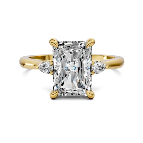 Lab Grown Three Stone Classic Ring