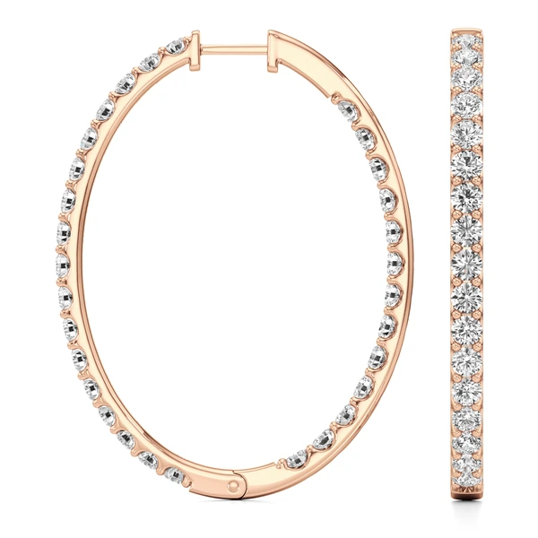 Minimalist Oval Hoops