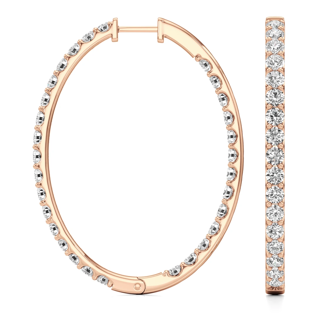 Minimalist Oval Hoops