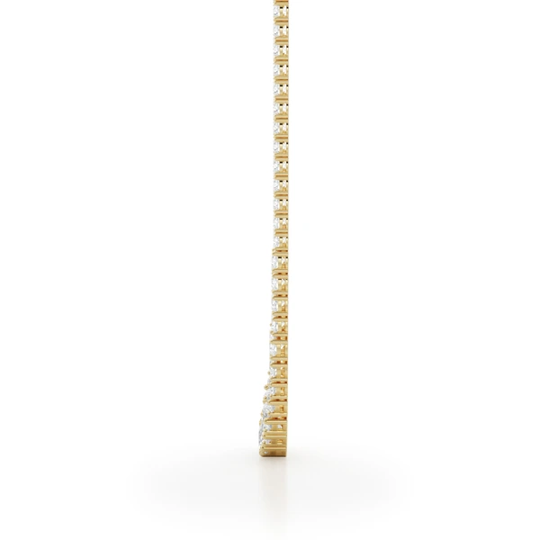 17 ct. tw. Graduated Tennis Necklace