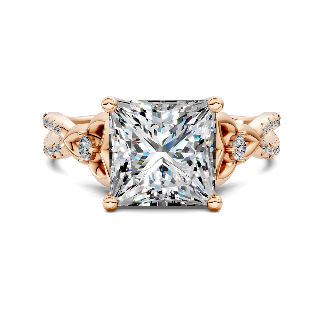 Lab Grown Celtic Love Knot Ring