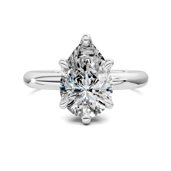 Lab Grown Floral Basket Ring