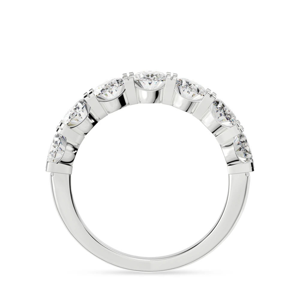 4 ct. tw. Oval 7 Stone Comfort Ring