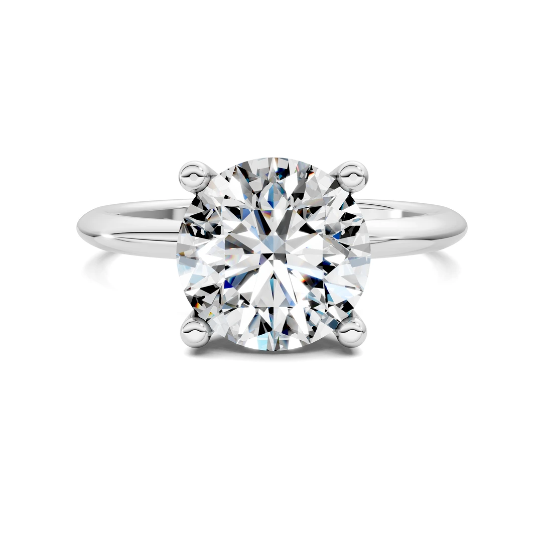 Lab Grown Two-Tone Solitaire Ring