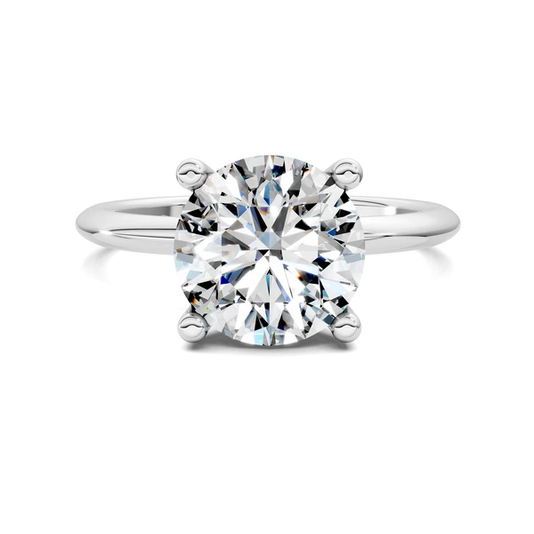 Lab Grown Two-Tone Solitaire Ring
