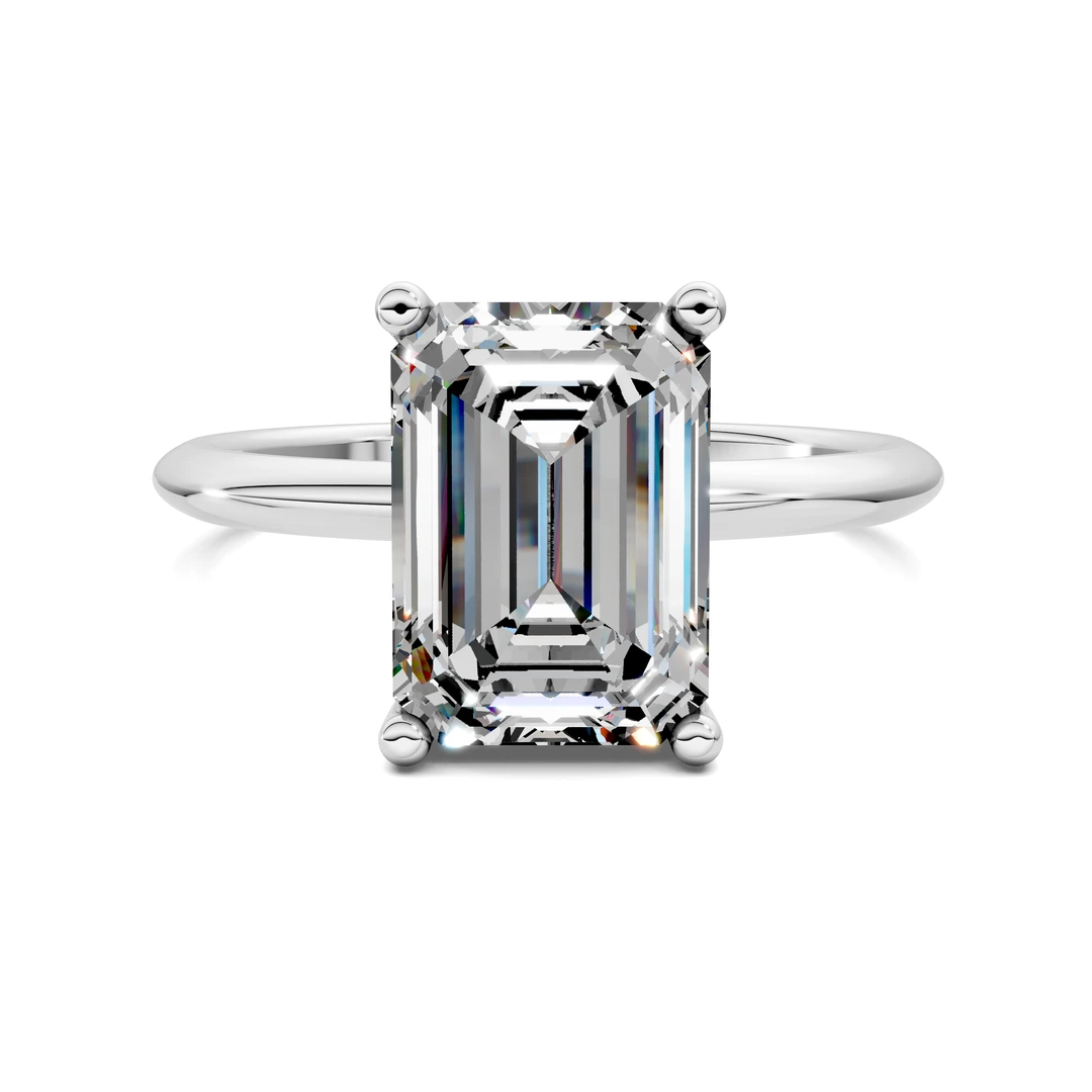 Lab Grown Two-Tone Solitaire Ring