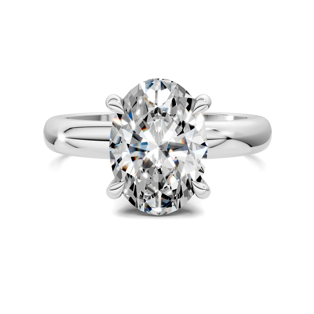 Lab Grown Classic Solitaire Ring