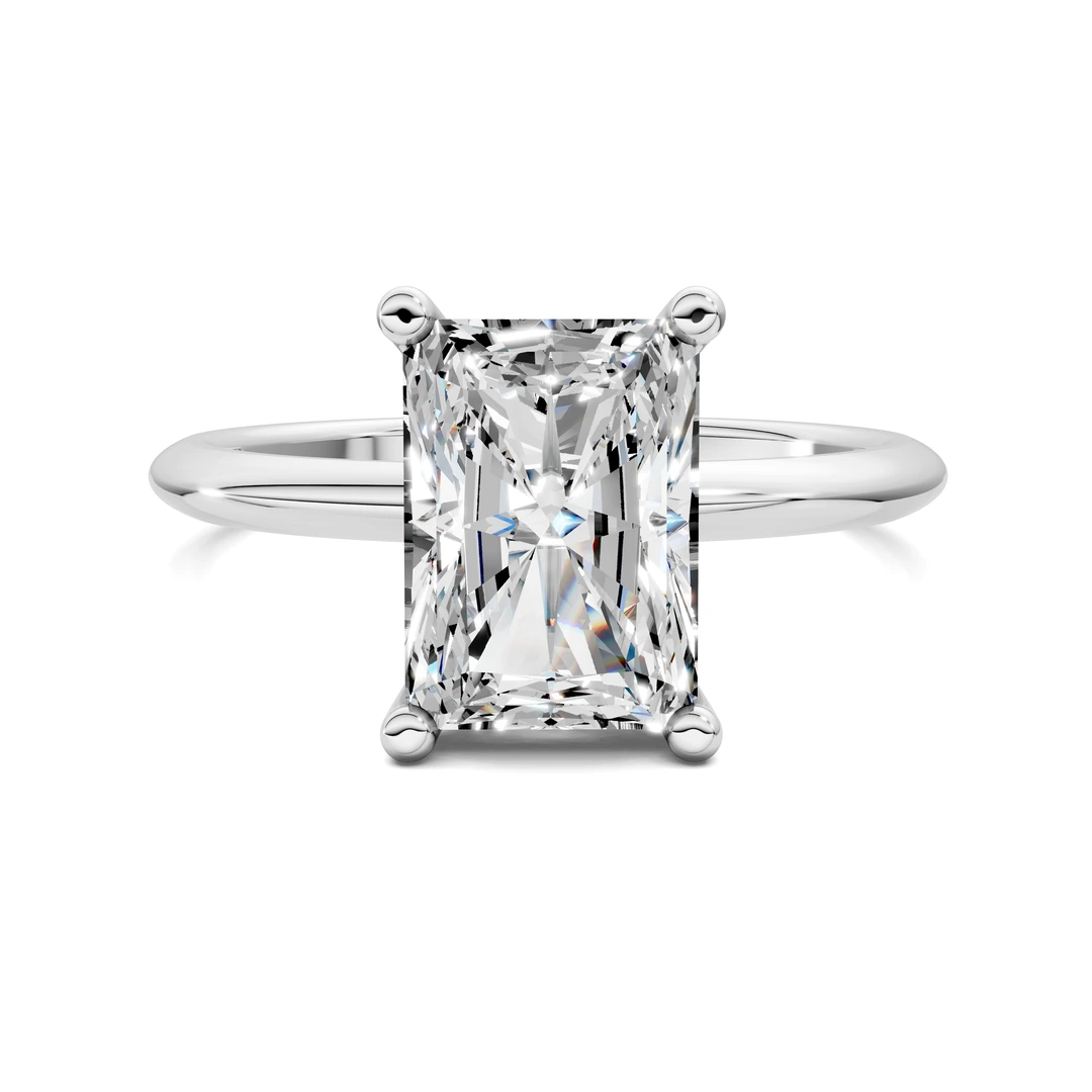 Lab Grown Two-Tone Solitaire Ring