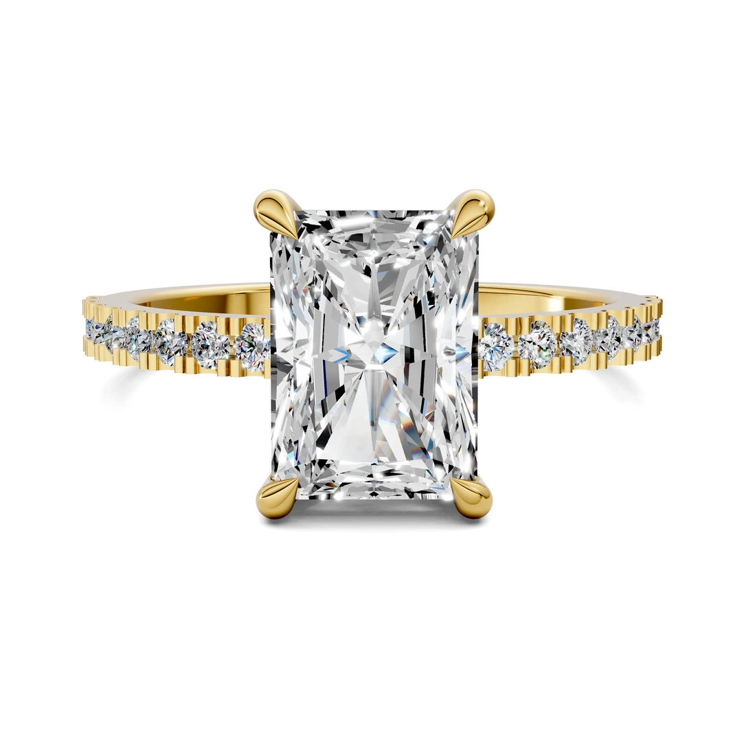 Lab Grown Low Profile Pavé Ring
