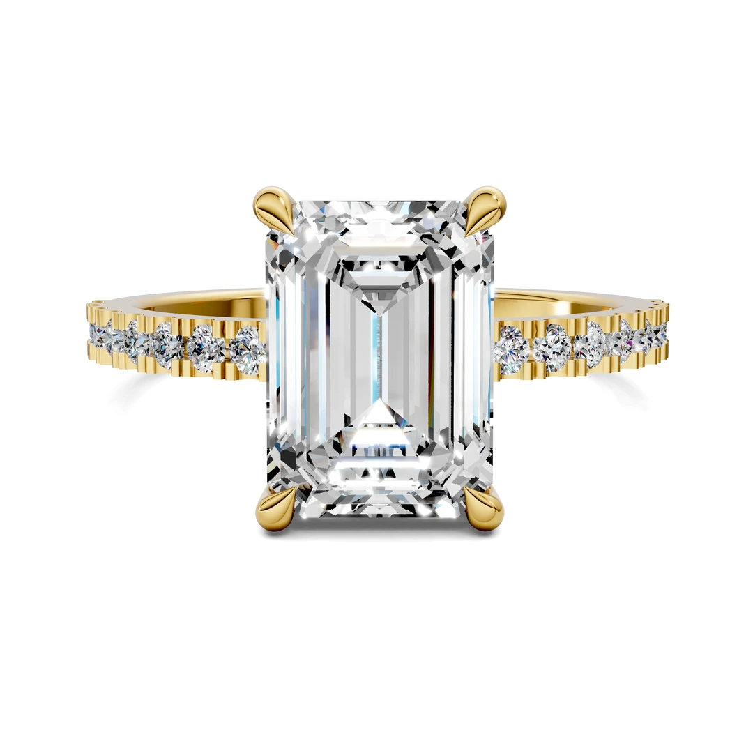 Lab Grown Low Profile Pavé Ring