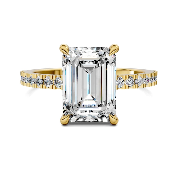 Lab Grown Low Profile Pavé Ring
