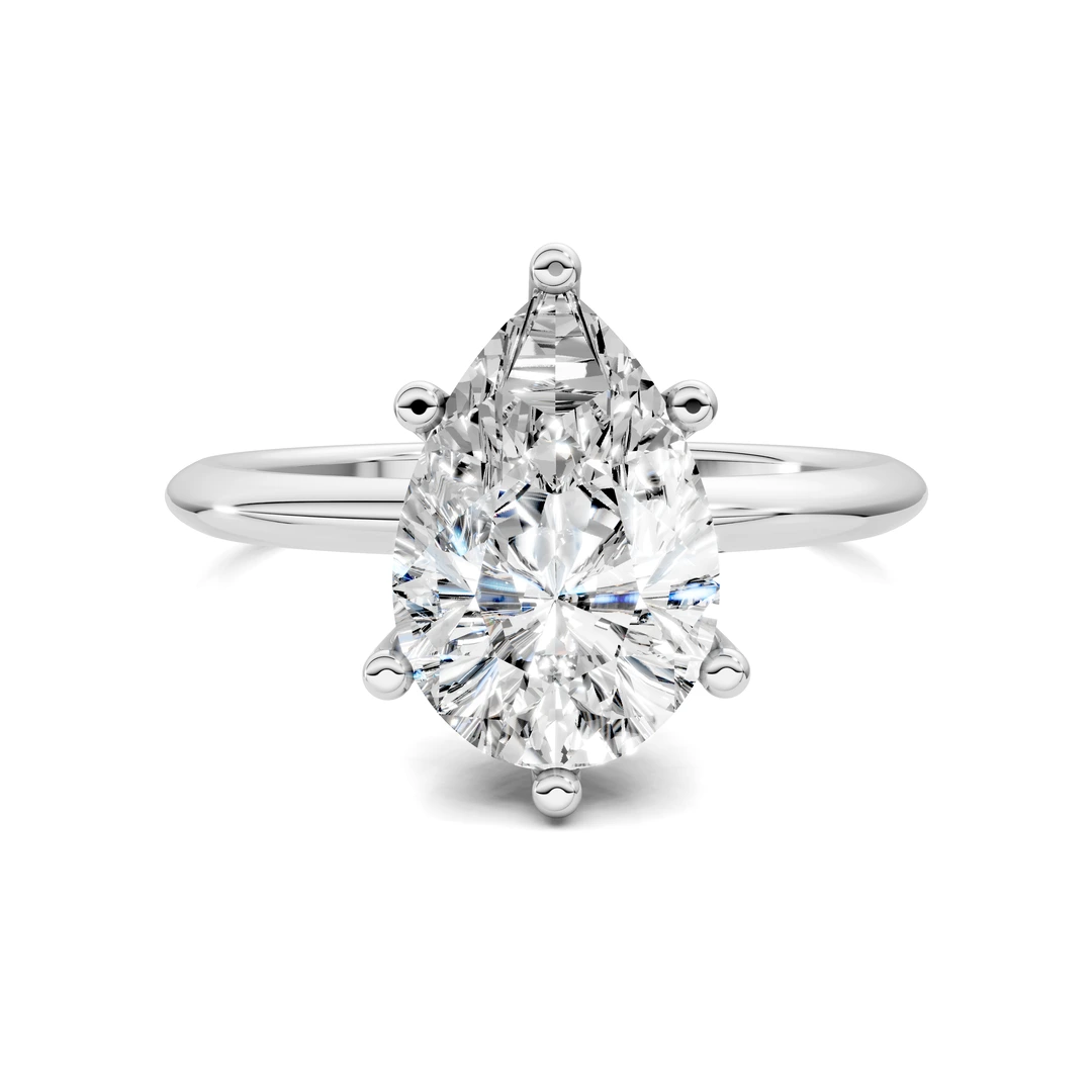 Lab Grown Two-Tone Solitaire Ring