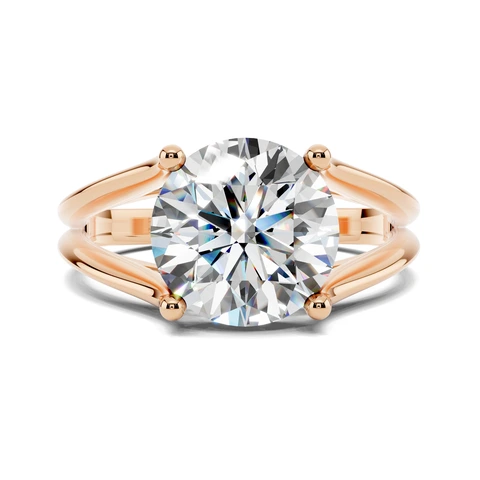 Lab Grown Split Shank Engagement Ring