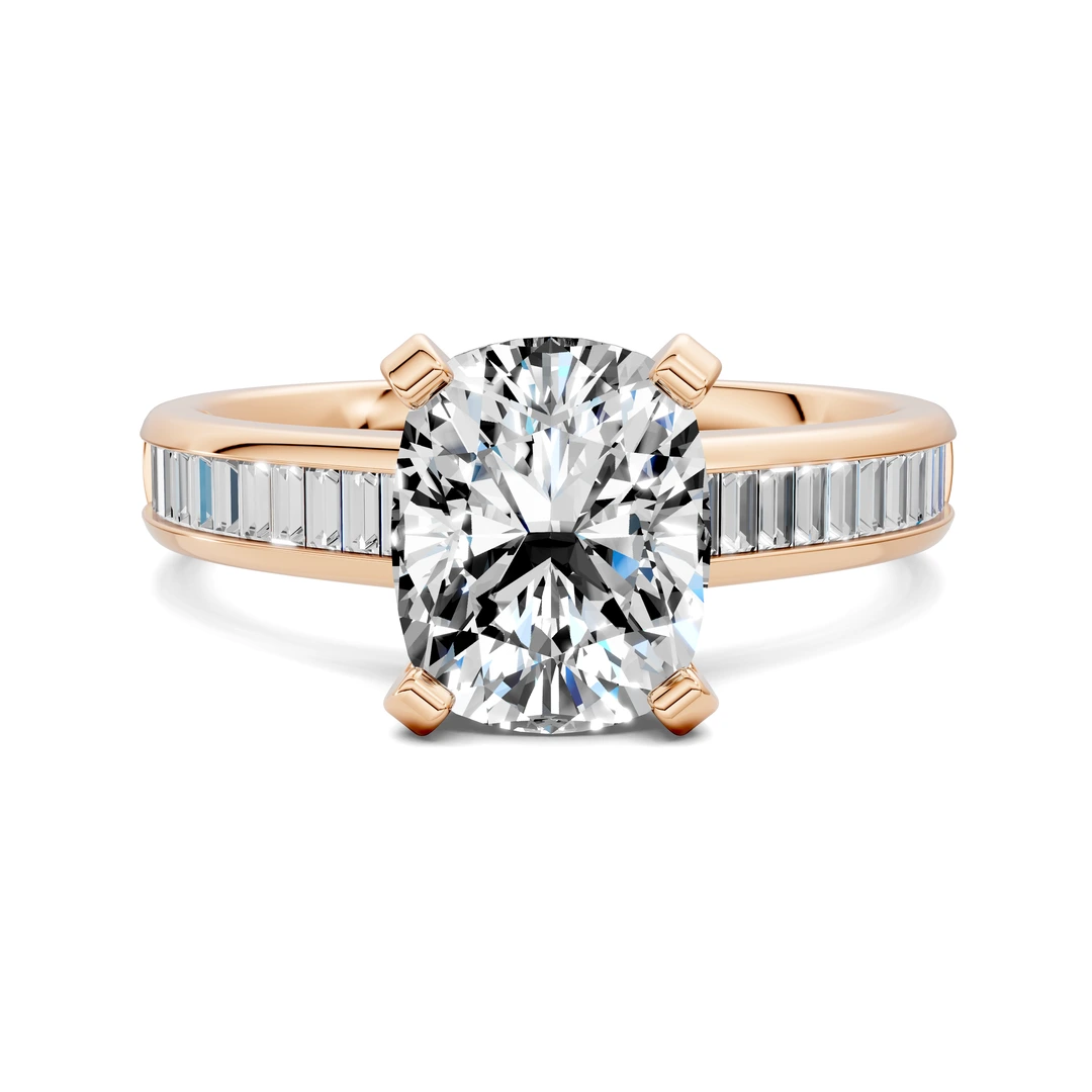 Lab Grown Baguette Channel Ring