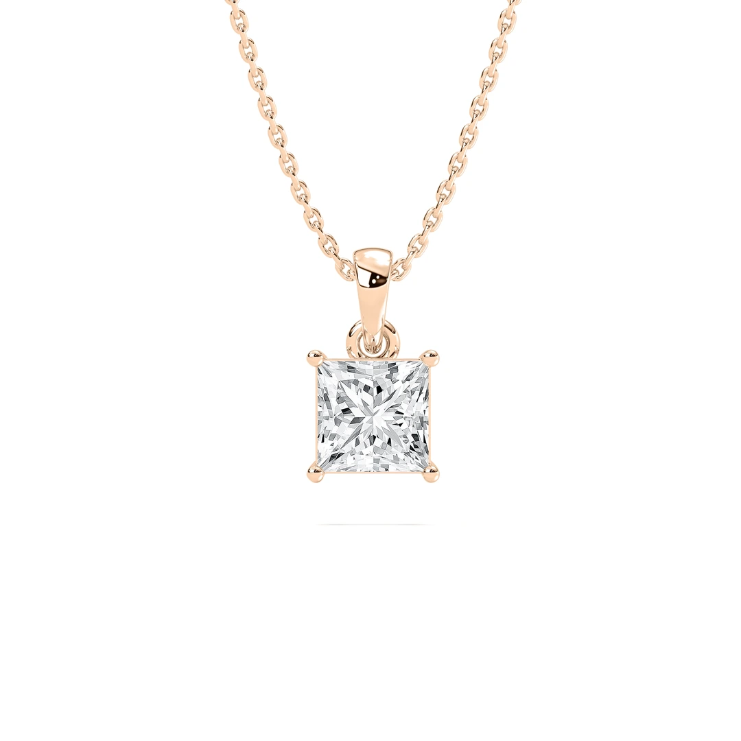 Timeless Princess Solitaire Pendant