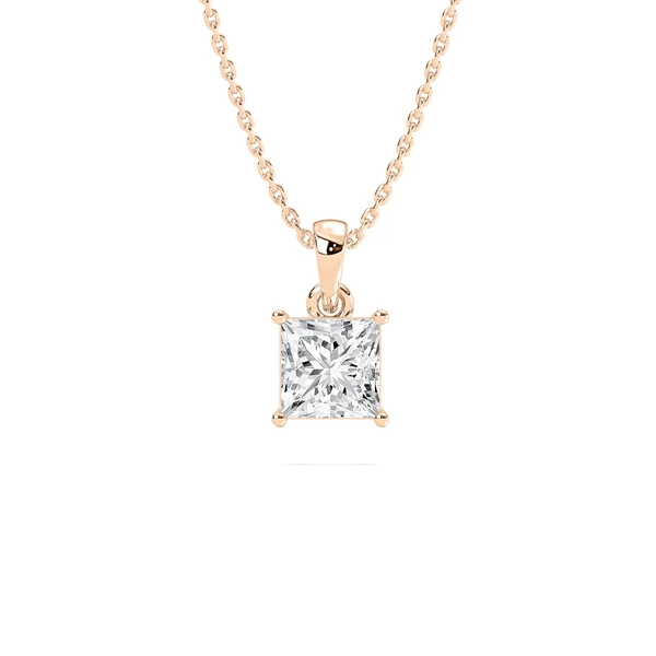 Timeless Princess Solitaire Pendant