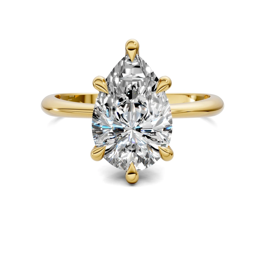 Lab Grown Tapered Ring