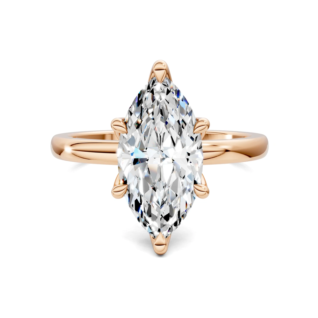Lab Grown Floral Basket Hidden Halo Ring