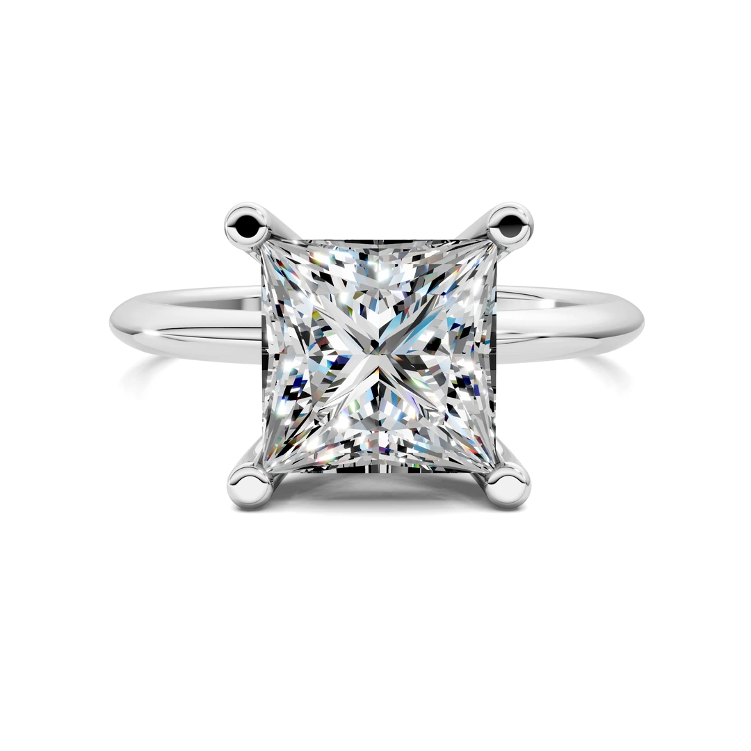 Lab Grown Two-Tone Solitaire Ring