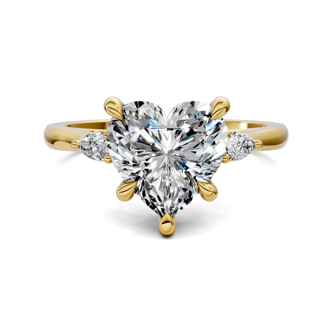 Lab Grown Three Stone Classic Ring